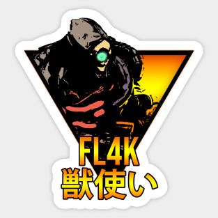 Retro FL4K! Sticker